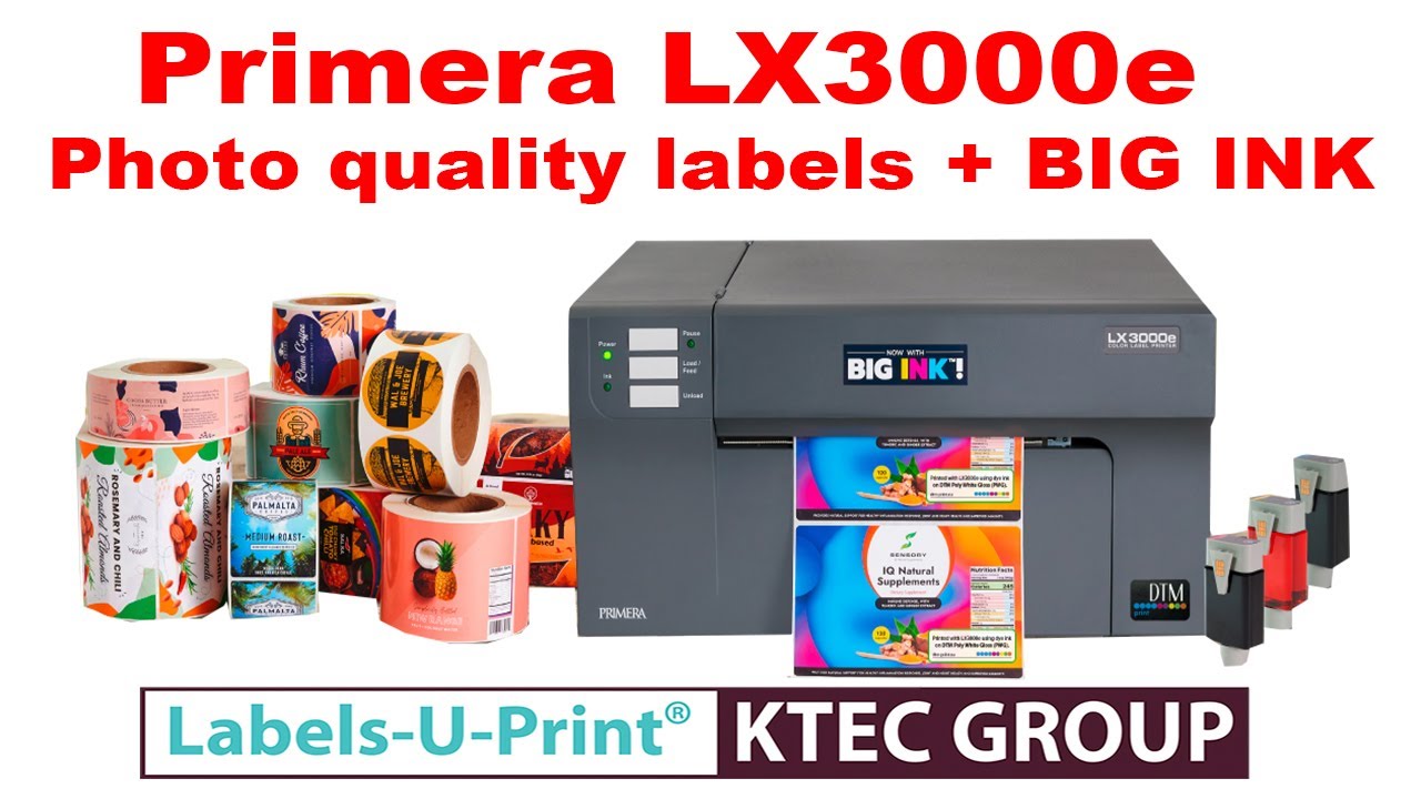 Primera LX3000e  Label Printer - Labels-U-Print ® KTEC GROUP UK
