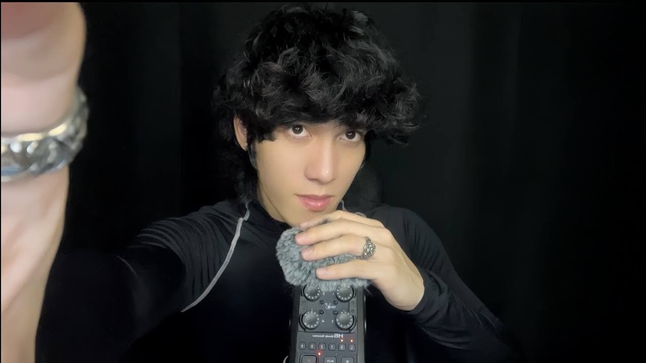 ASMR  Fluffy Mic Scratching, Brain Massage, with Mouth Sounds 💤