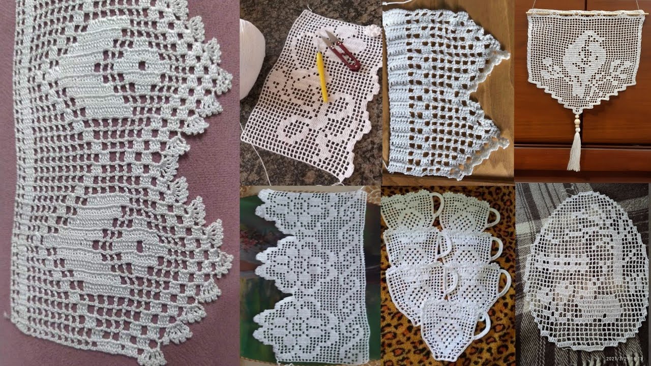 Handmade crochet lace ideas #crochet #crochetideas #crochetpatterns #handmade 