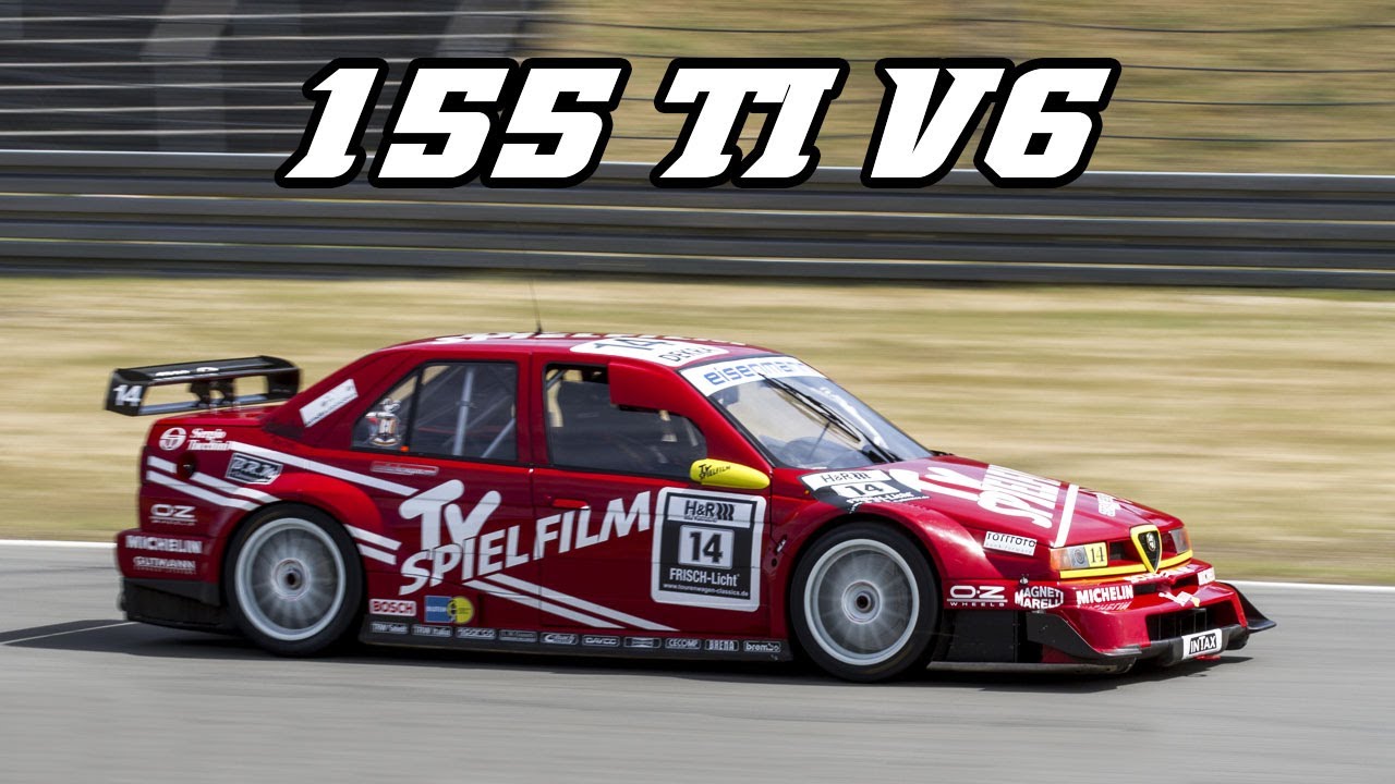 1996 Alfa Romeo 155 ti V6 ITC - INSANE intake sound @ 11.500 rpm (Nürburgring 2018)