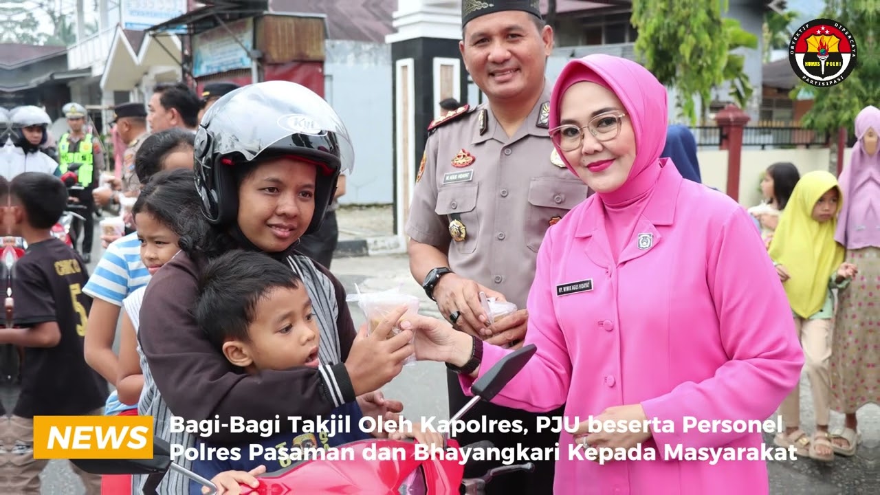 Berbagi Takjil Polres Pasaman