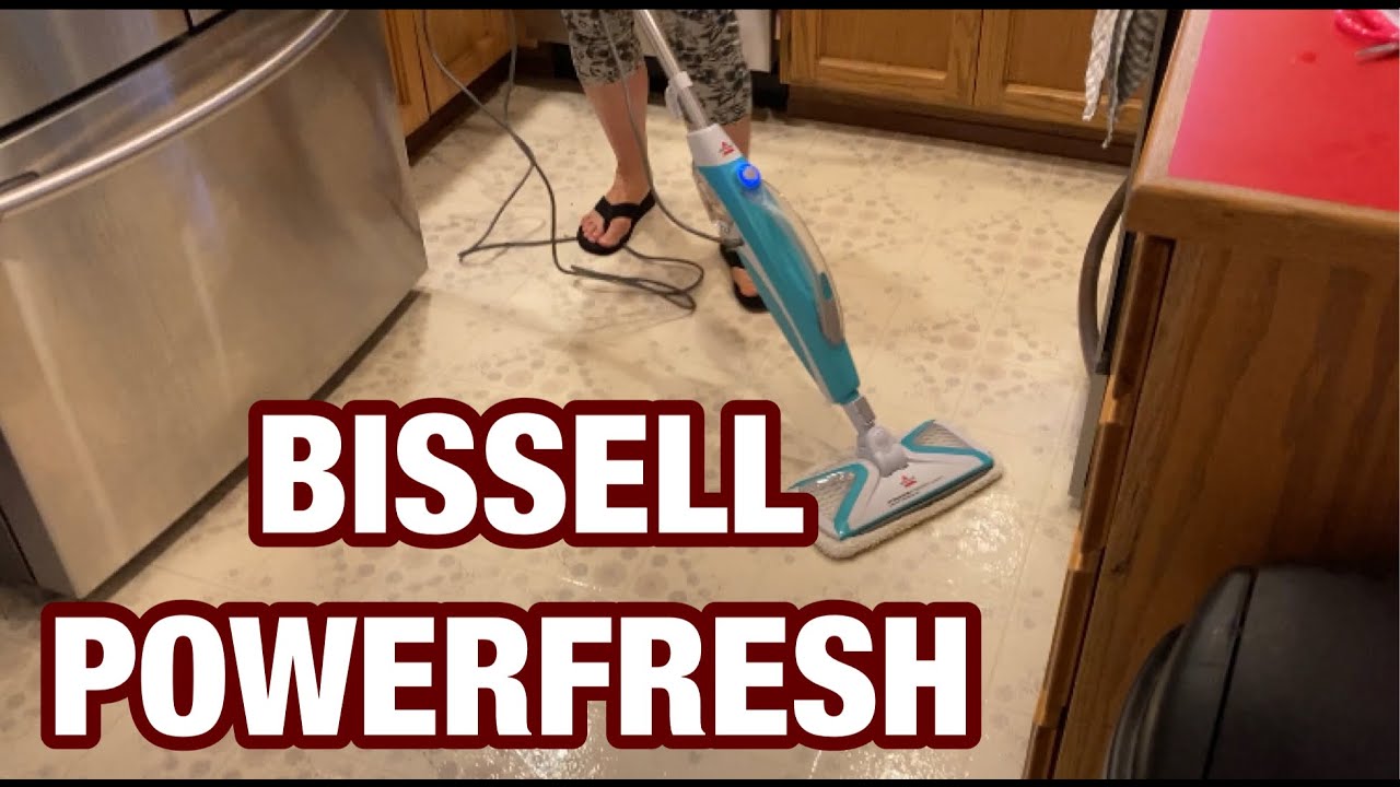 Легкая вращающаяся паровая швабра Bissell PowerFresh 2-в-1
