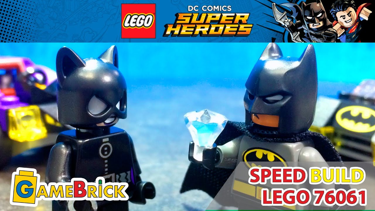 LEGO Mighty Micros Batman vs Catwoman speed build review! 76061 [museum GameBrick]