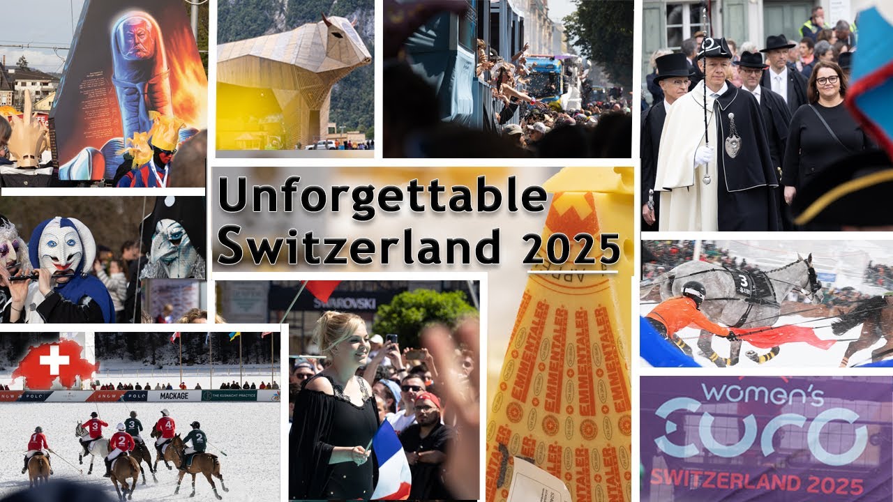 Switzerland 2025 Recap | Festivals, Sports & Historic Moments 🇨🇭
