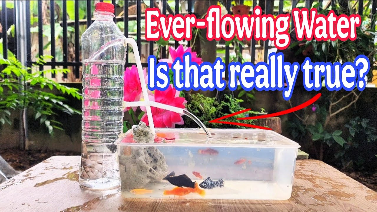 Is the eternal flow of water real? This is how I do it.