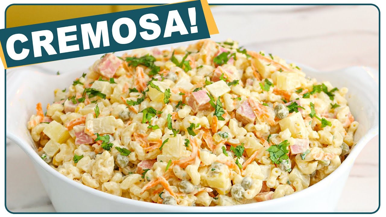 ESSA SALADA DE MACARRÃO CREMOSA VAI TE SURPREENDER! | Nandu Andrade