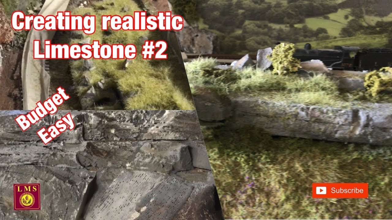 Building a Model Railway - Part 2A - how to make REALISTIC ROCK FACES
