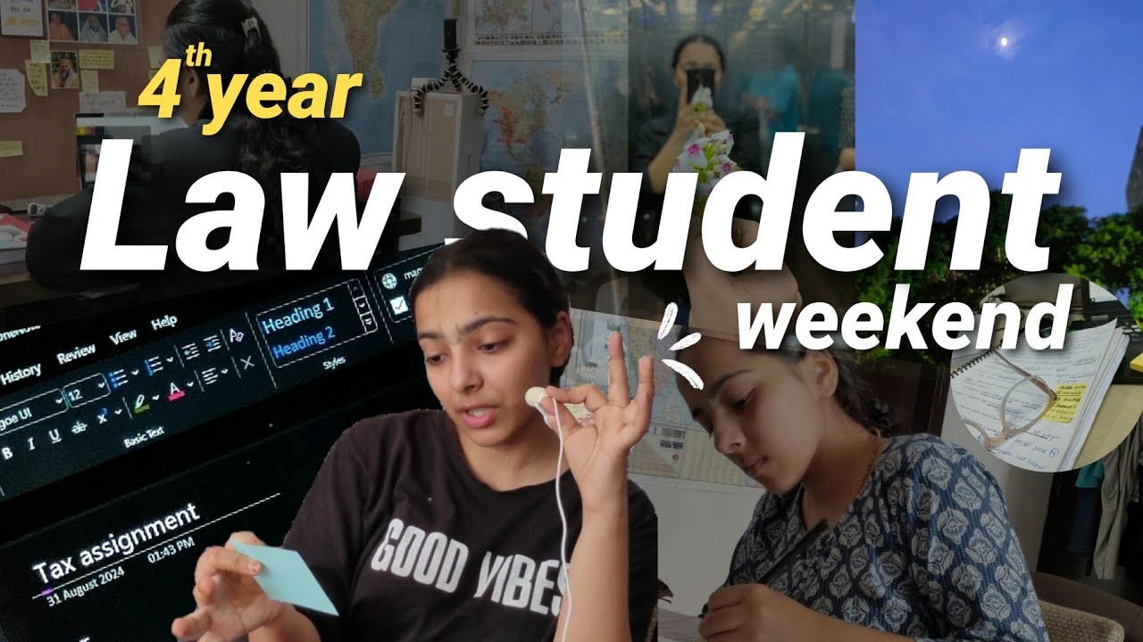 4th Year Law Student vlog | Day in the life of a Law student | Nirma University law | Ananta Vyas