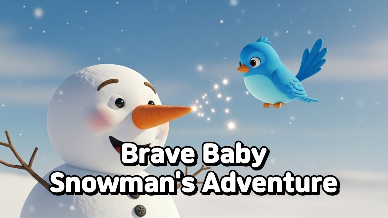 he Brave Baby Snowman's First Adventure! ⛄🐦 (Touching Story)