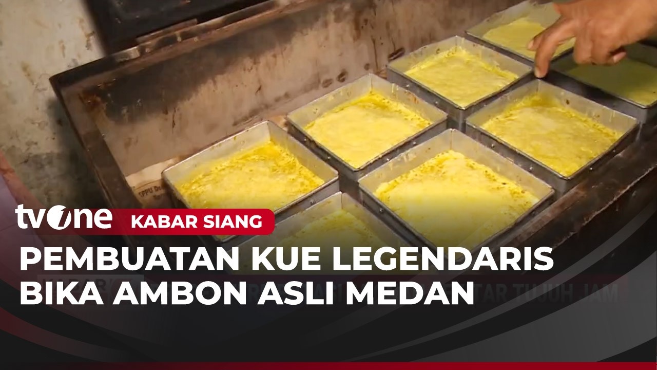Melihat Proses Pembuatan Bika Ambon: Kue Legendaris Khas Medan | Kabar Siang