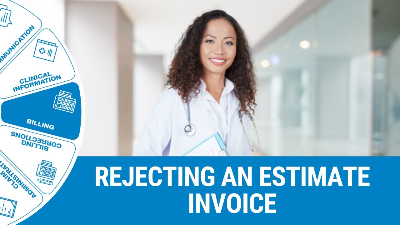 GoodX Web App - Rejecting an Estimate Invoice