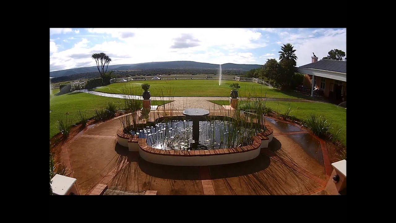 A drones eye view of Long Lee Manor at Shamwari Game Reserve