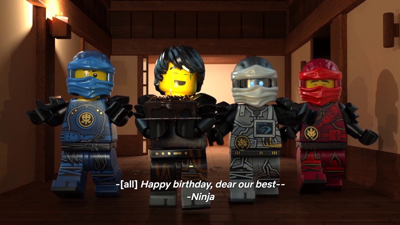 Ninjago : Happy Birthday Cake & Wishes