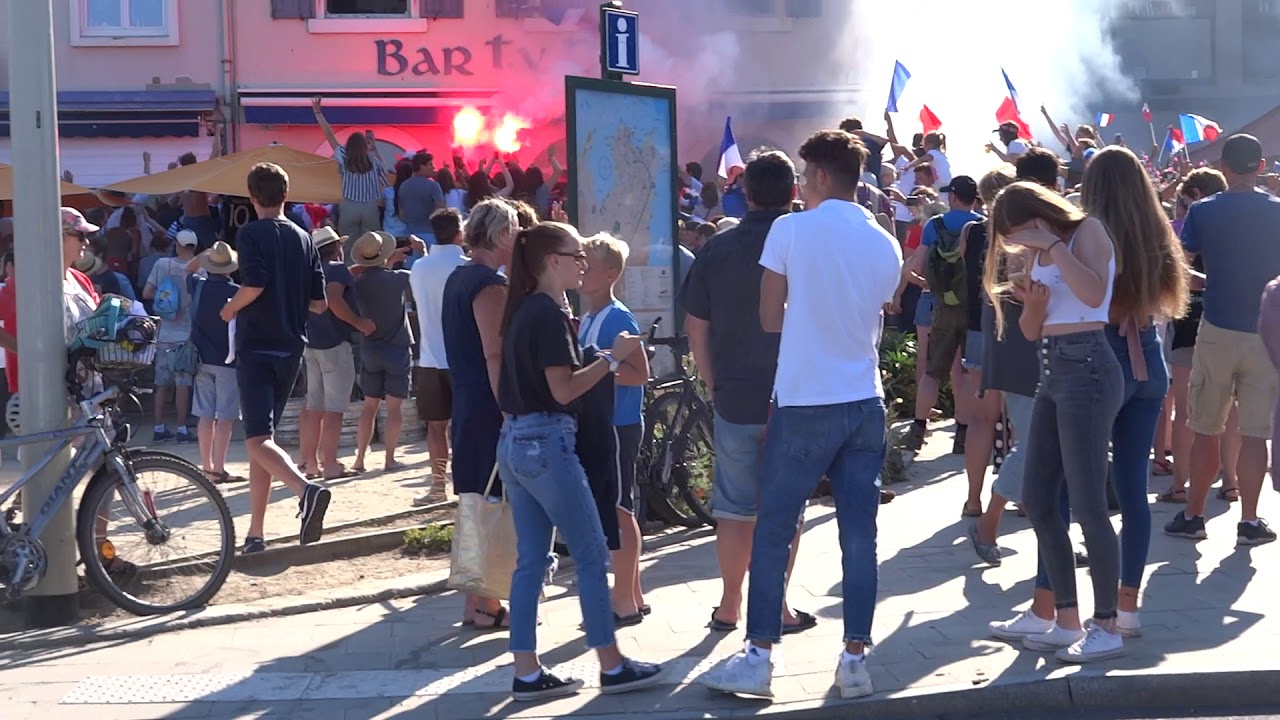 La fin de la rencontre France-Croatie - 15 juillet 2018