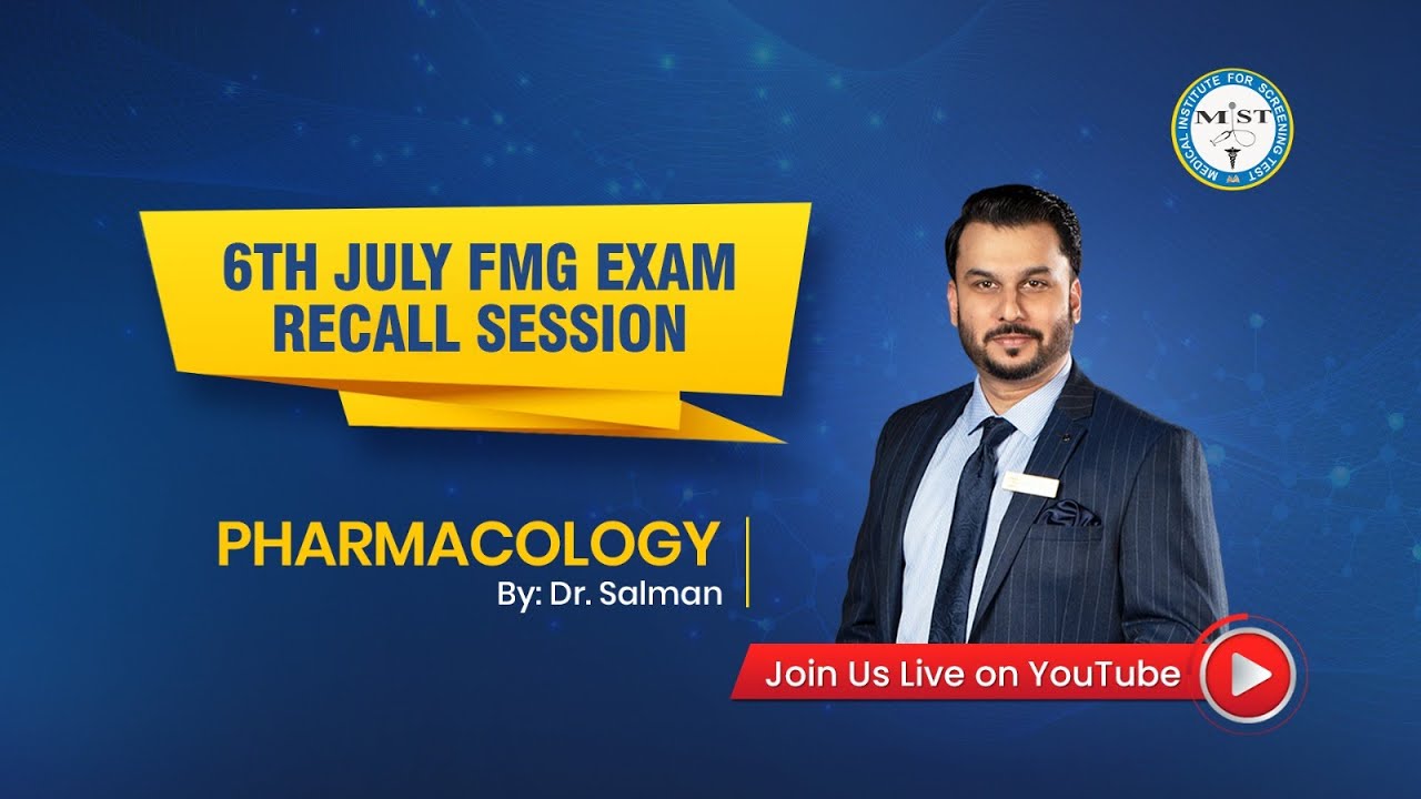 MIST, PHARMACOLOGY MCQ ОТЗЫВ ОТ 6 ИЮЛЯ 2024 Г. FMGE | MIST FMGE