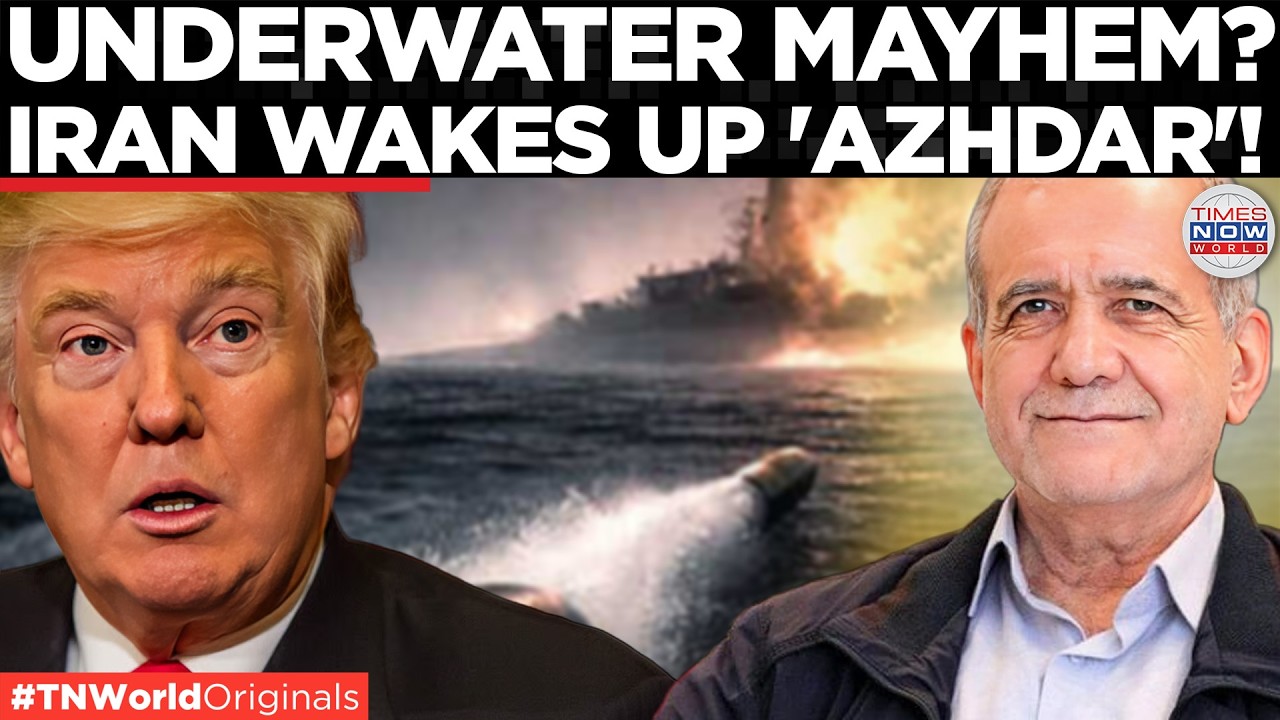 IRAN&rsquo;S UNDERWATER DRAGON: 'Azhdar' Deployed? US Navy's New 200kg Nightmare! | US-Iran War