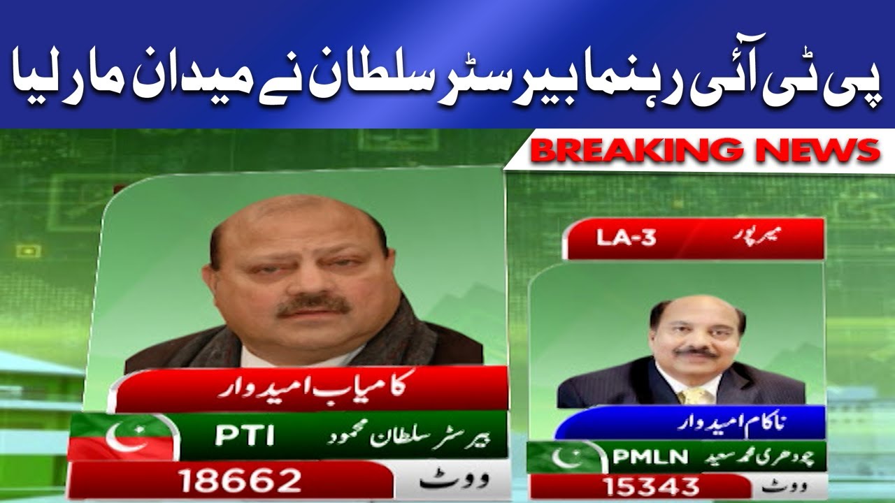 PTI's Barrister Sultan wins | AJK Elections 2021 Result Updates