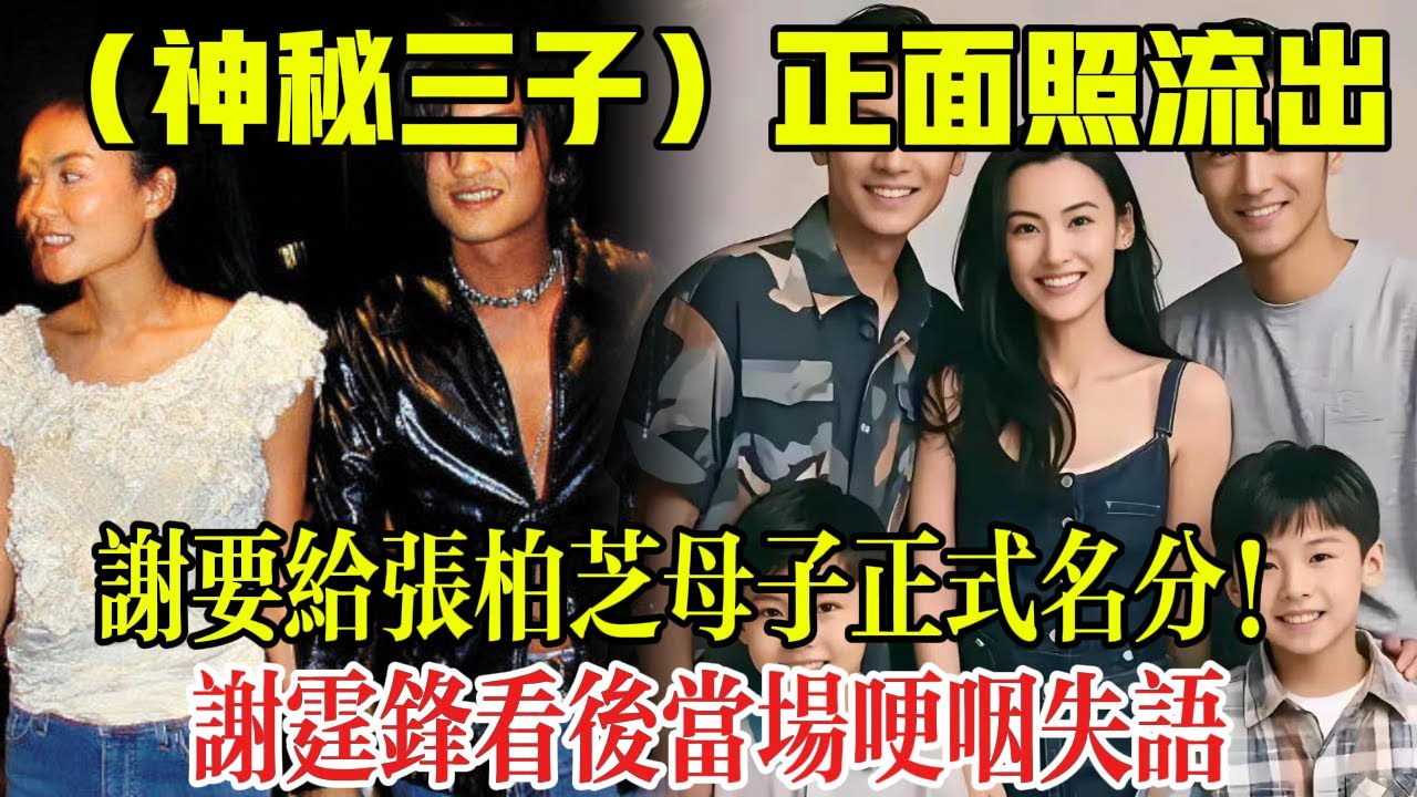 轟動全港！張柏芝藏了6年的「神秘三子」正面照震撼流出！謝霆鋒看後當場失語：「根本是迷你版的我！」謝賢激動到老淚縱橫：百億遺產立刻留給他！這才是我謝家的種！#謝霆鋒 #張柏芝