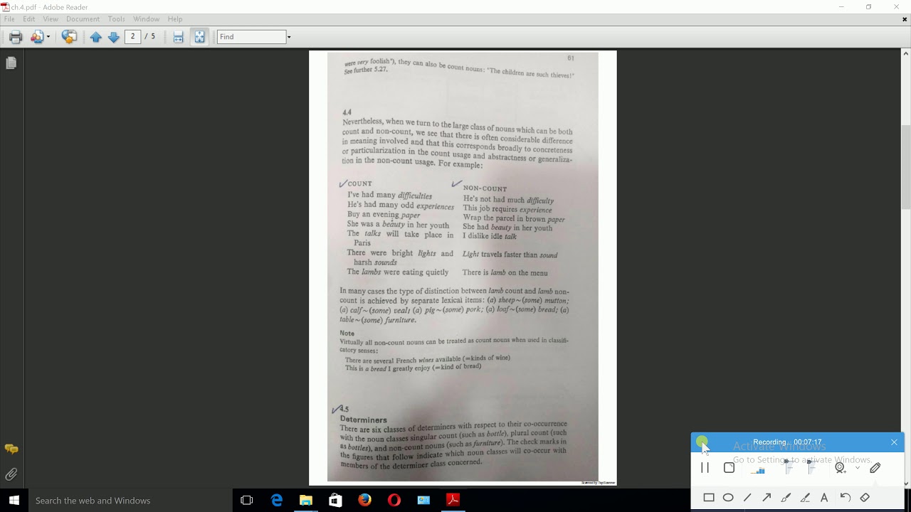 Ch  4  Determiners, Third Stage