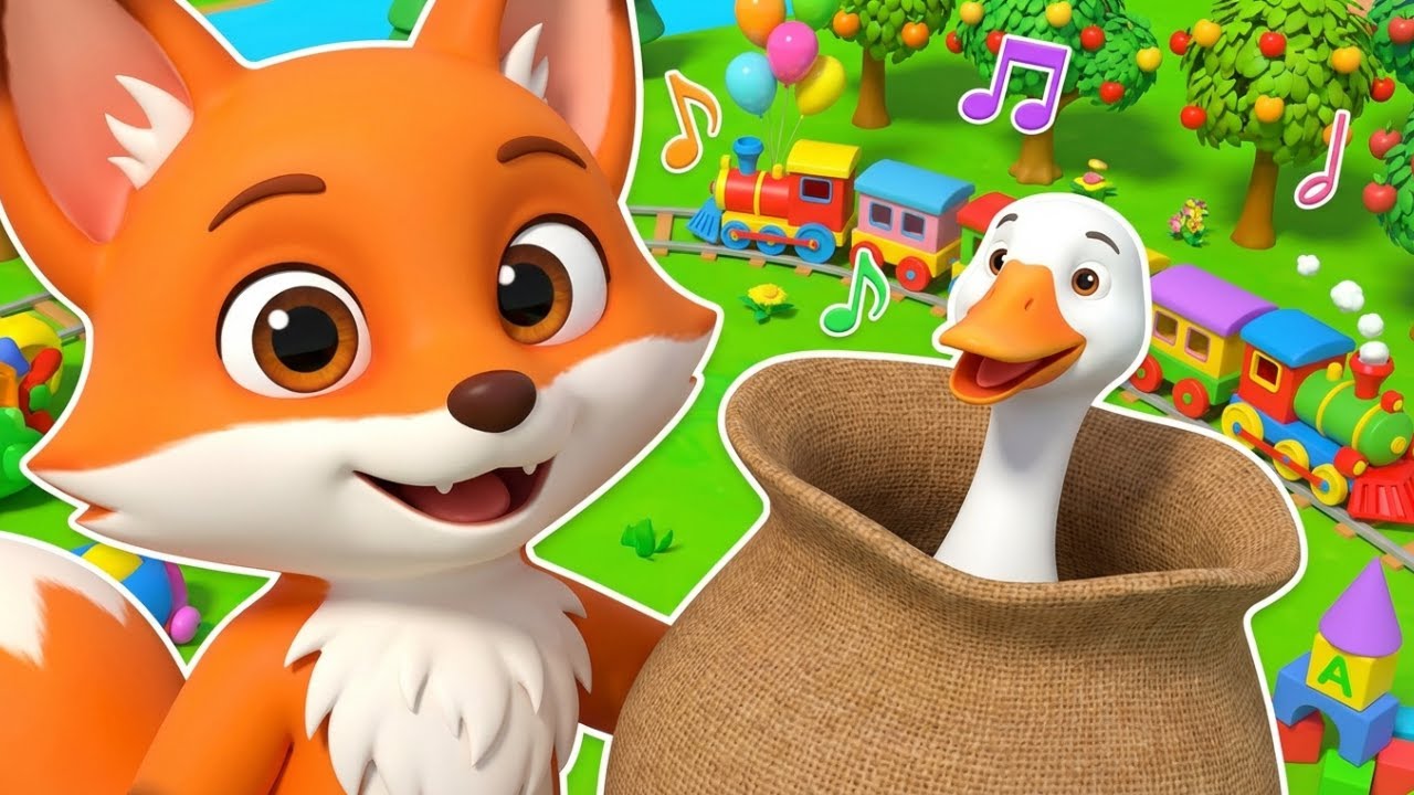 Vulpe Tu Mi-ai Furat Gasca + Colaj Cantece pt Copii 🎵 LumiKIDS TV