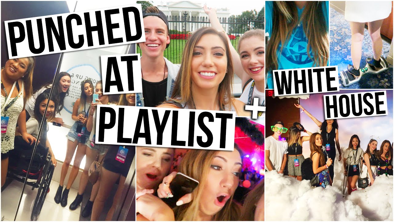 I GOT PUNCHED AT PLAYLIST & Exploring The White House!!