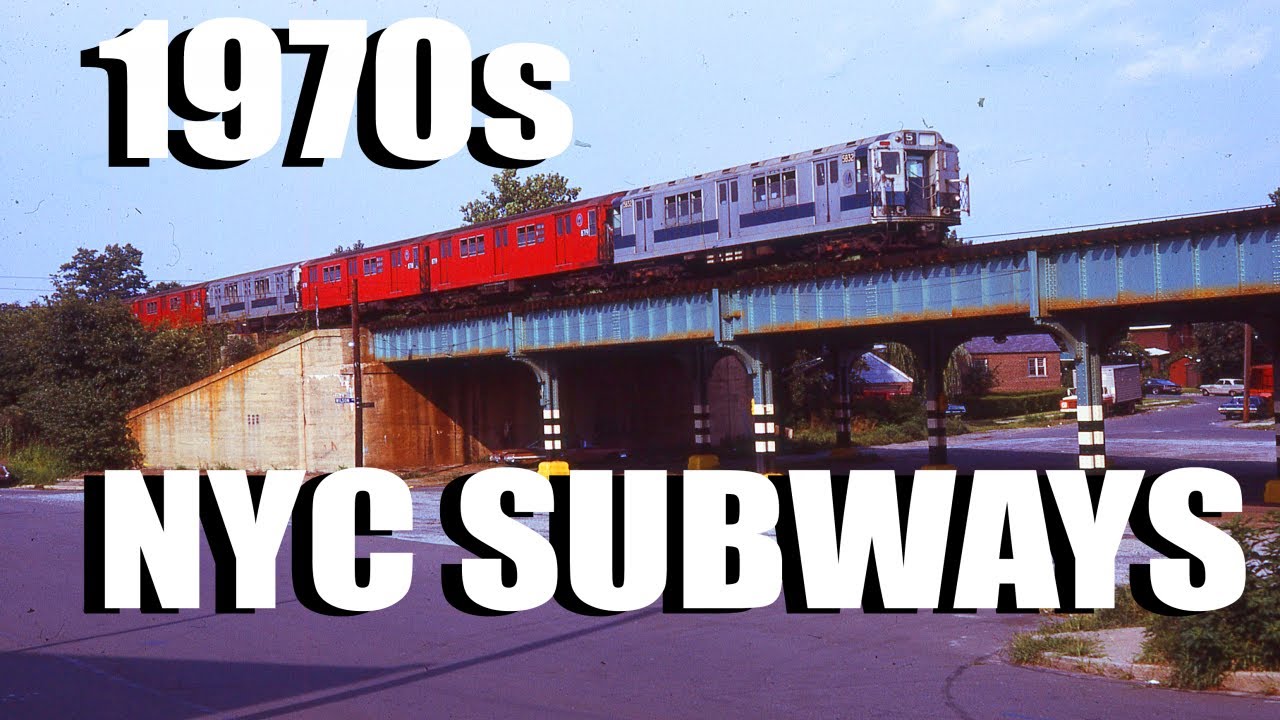 Old New York City Subway Trains 1970s: Old IRT Lines 1, 2, 3, 4, 5, 6