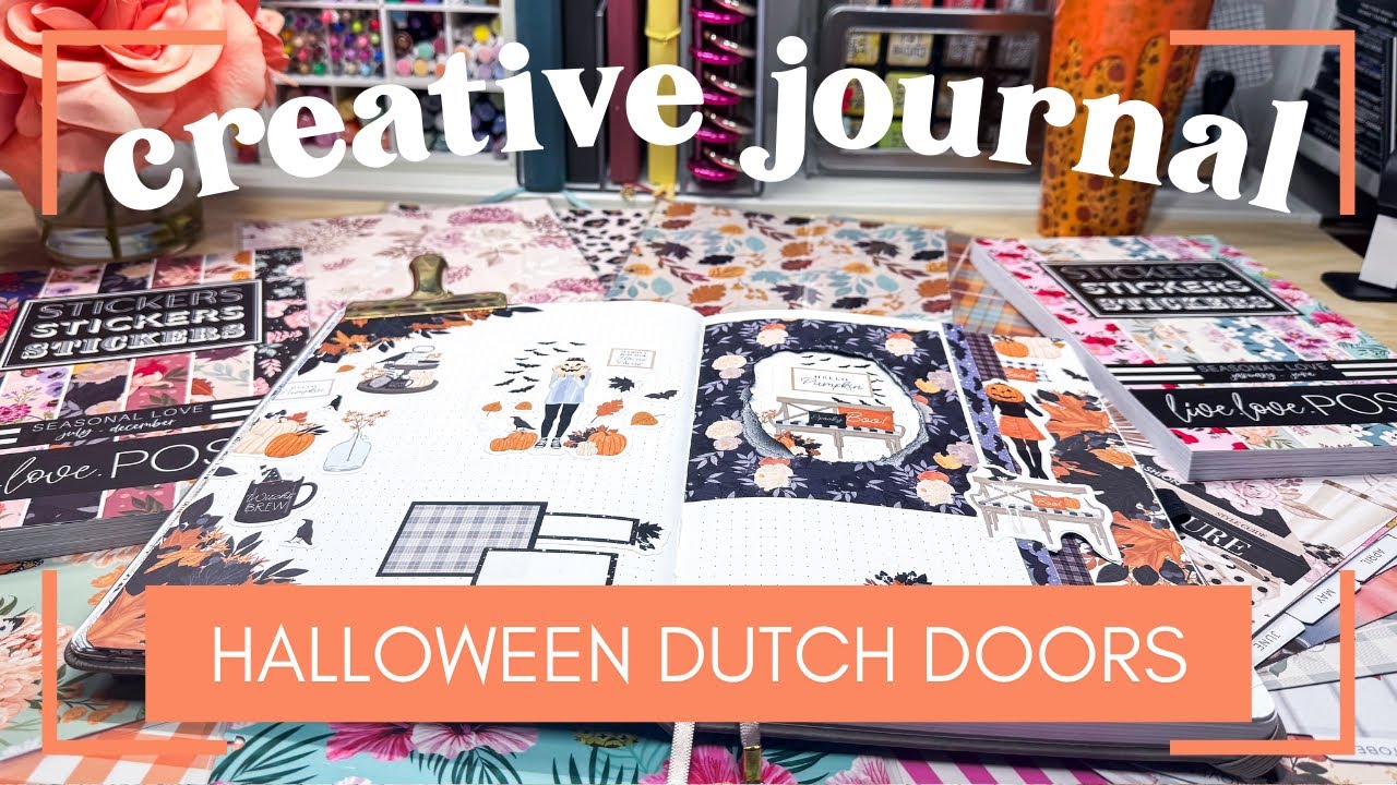 Creative Journal Setup October 2025 [Dutch Door Spread with a Window]