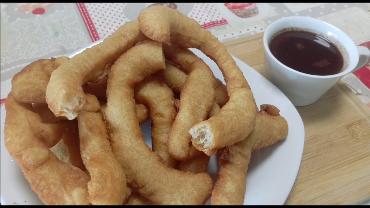 Como hacer tus Jeringos o Porras o Tejeringos,receta fácil y rápida,un caprichito de fin de semana 🥰