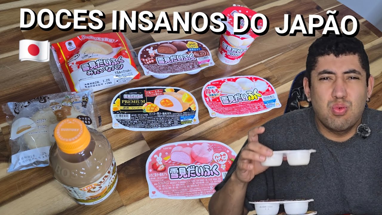 Provei TODOS os Yukimi Daifuku do Japão 🇯🇵 | Qual é o melhor? 
