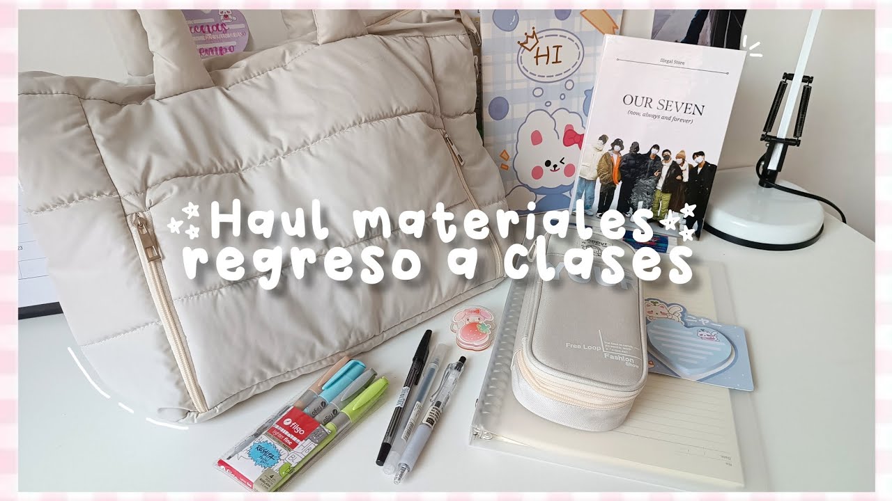 HAUL MATERIALES REGRESO A CLASES 🍓✨| cartuchera, lapiceros, libretas - Moonberry Diaries