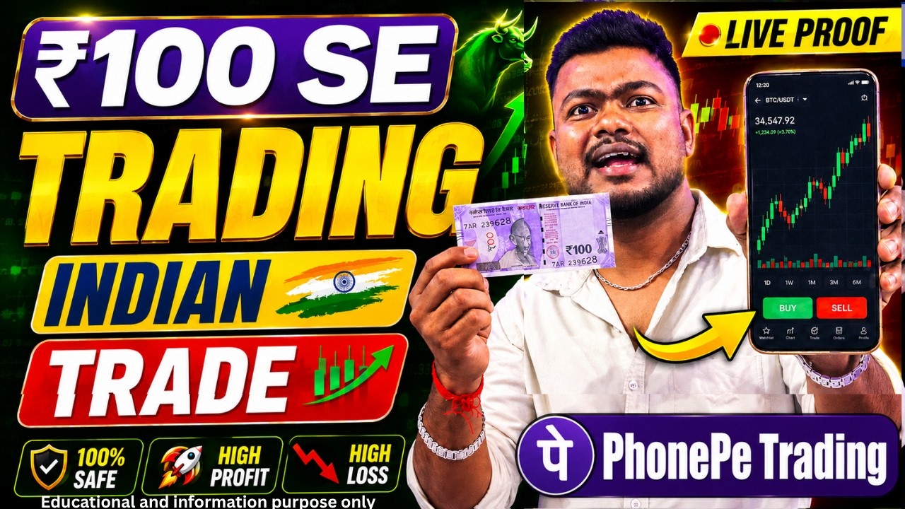rs 100 Se Intraday Trading Kaise Kare | trading kaise kare in hindi | Trading App