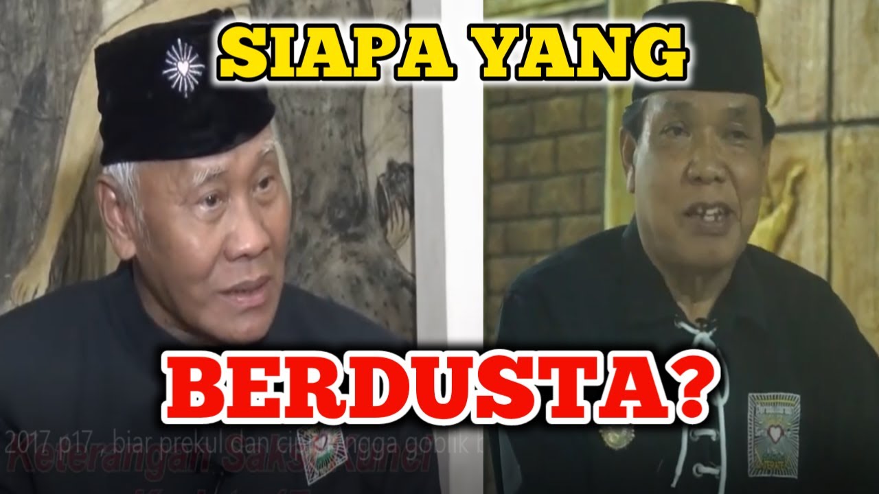 2 Sesepuh PSHT Angkat Bicara, Siapa Yang Berdusta?
