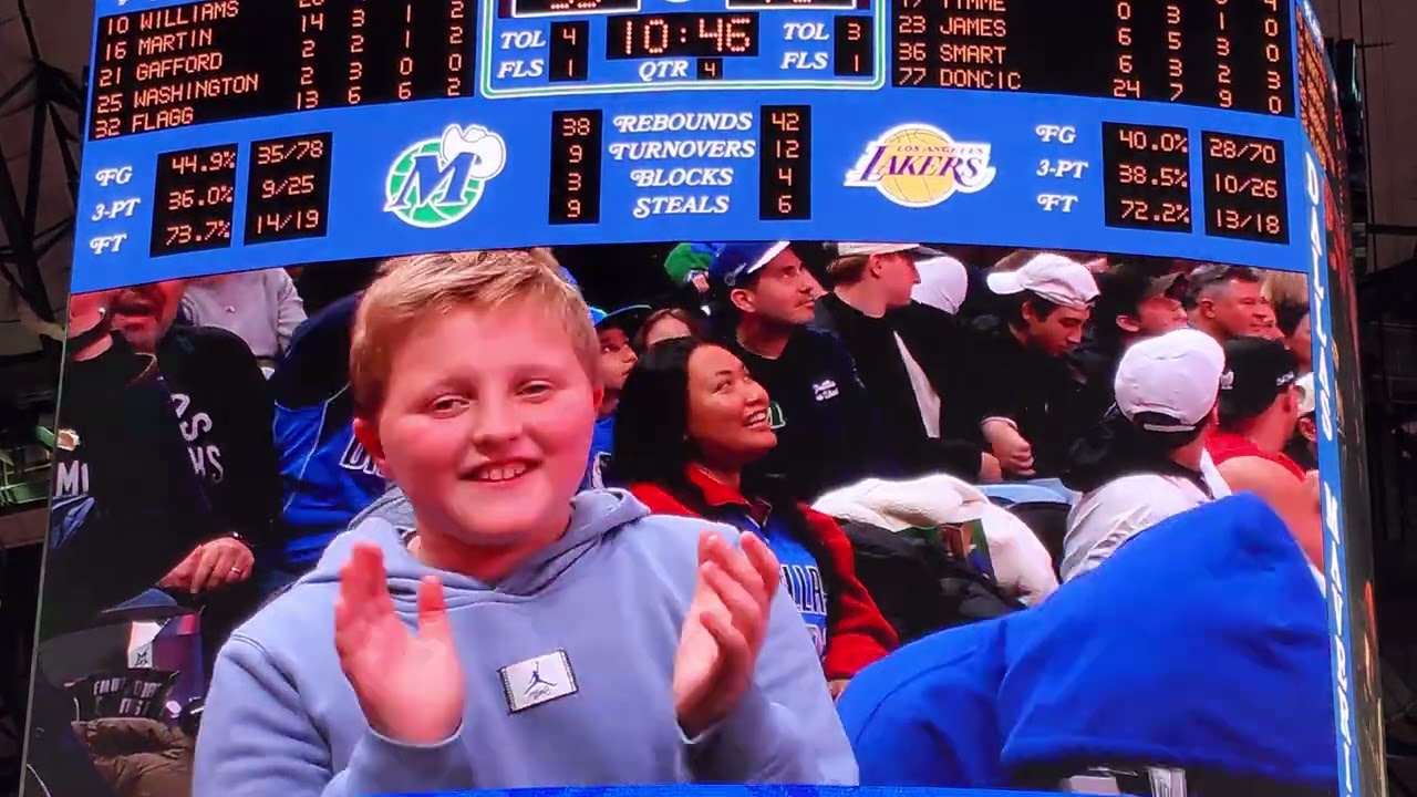 Dallas Mavericks #jumbotron Dance Cam 1/24/26 vs Los Angeles Lakers 
