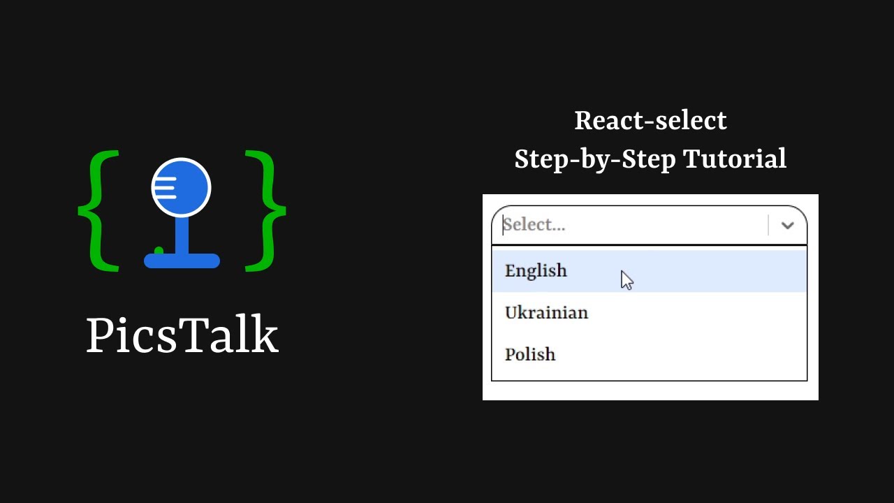 Picstalk Weekly: Building A Select Feature With React-select Library