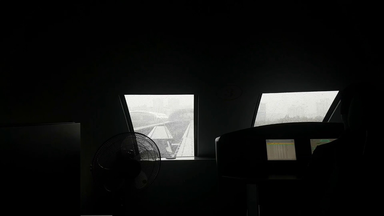 Transrapid Shanghai (Maglev-train) 430 km/u cab view world's fastest commercial train