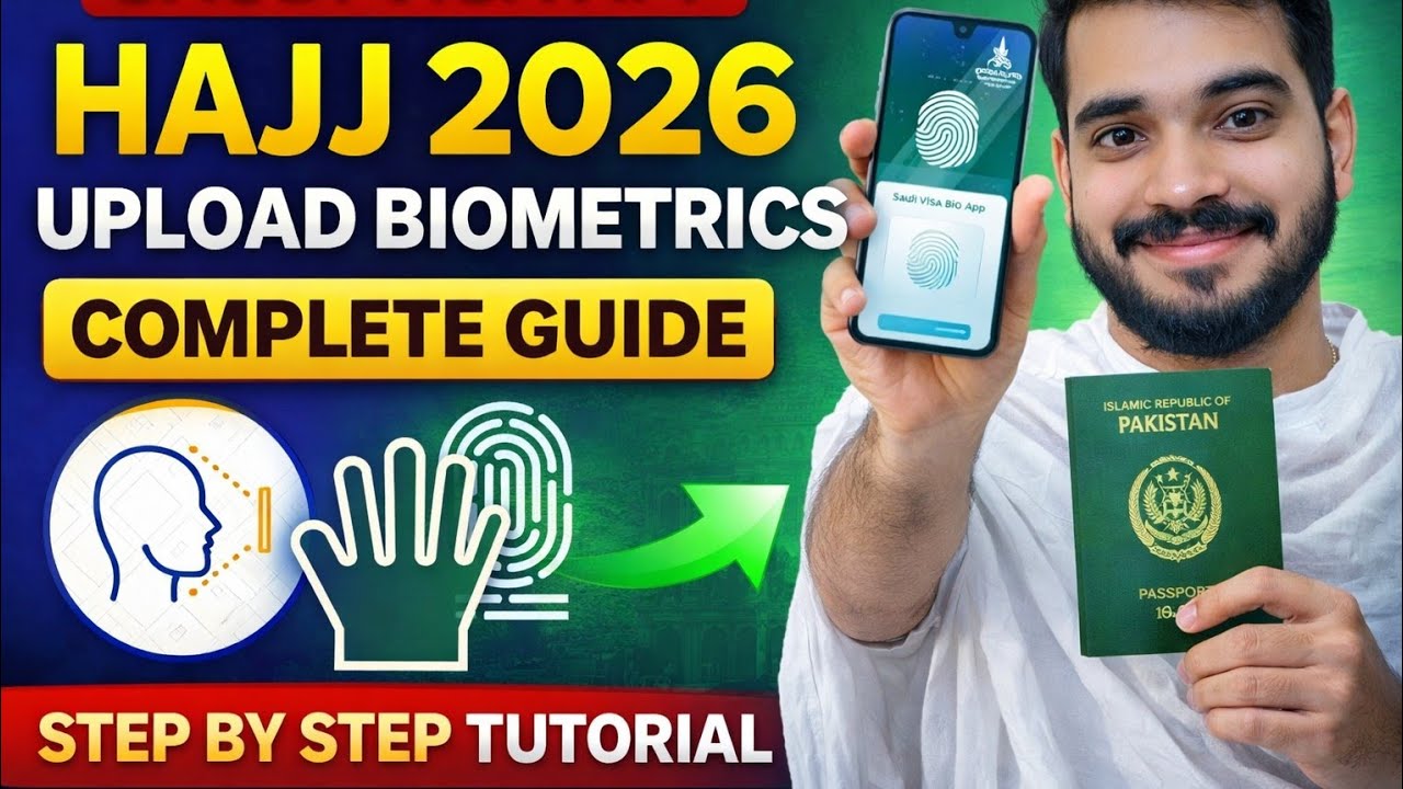 2026 - Complete guide on how to do biometric on Saudi Visa App for Hajj 2026