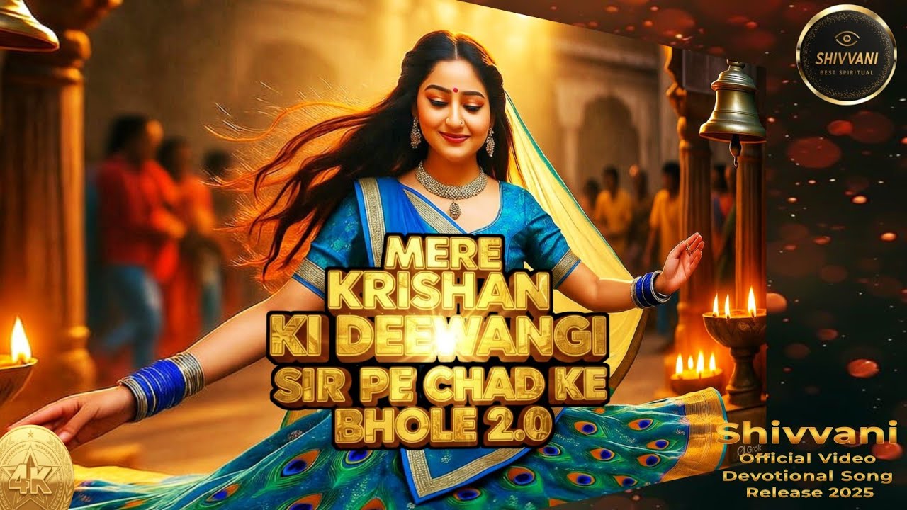 Mere Krishan Ki Deewangi | Feel The Bhakti Vibe | Shivvani Official 4K Video 2025#bhakti 