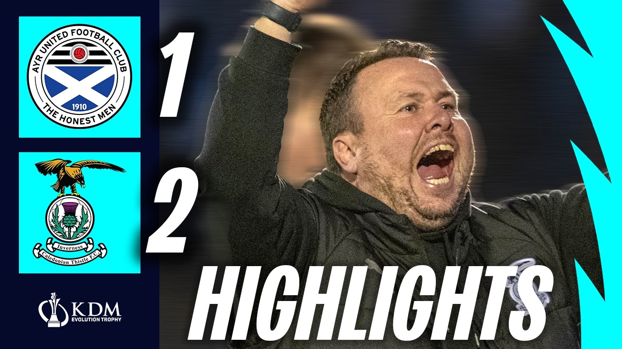 Ayr United 1-2 Inverness CT | HIGHLIGHTS | KDM Evolution Trophy