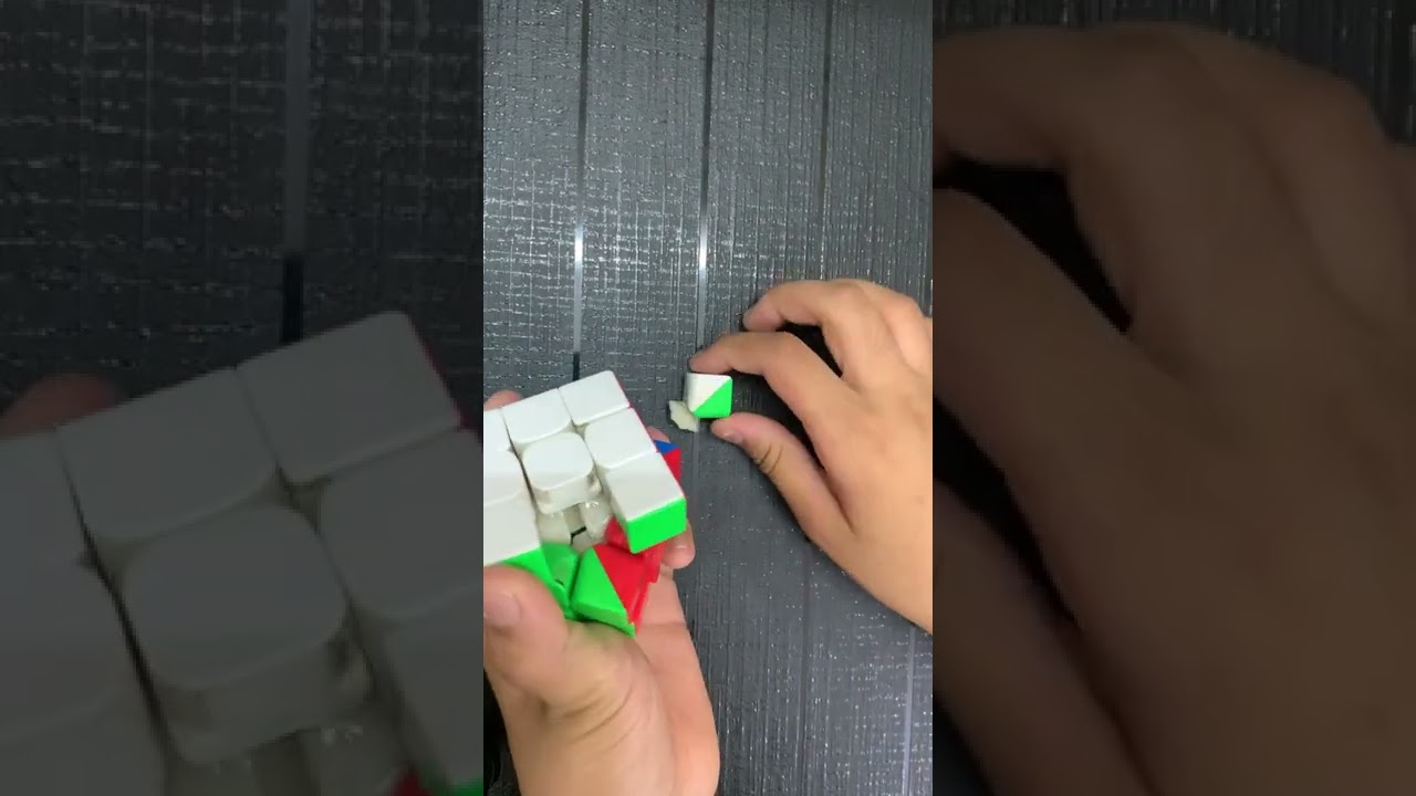 How to take your Rubik&rsquo;s cube apart. #shorts