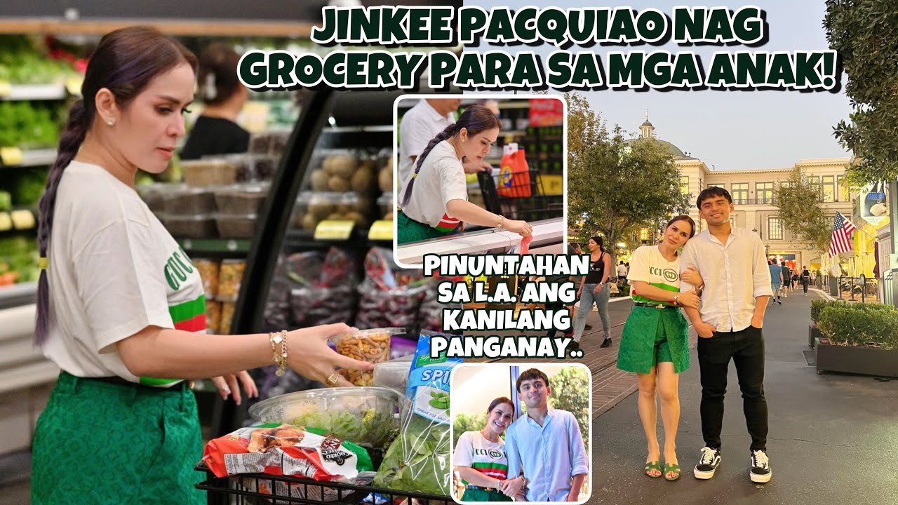 JINKEE PACQUIAO PINAG GROCERY ANG ANAK NA SI JIMUEL FINALLY KASAMA NA MULI ANG PANGANAY