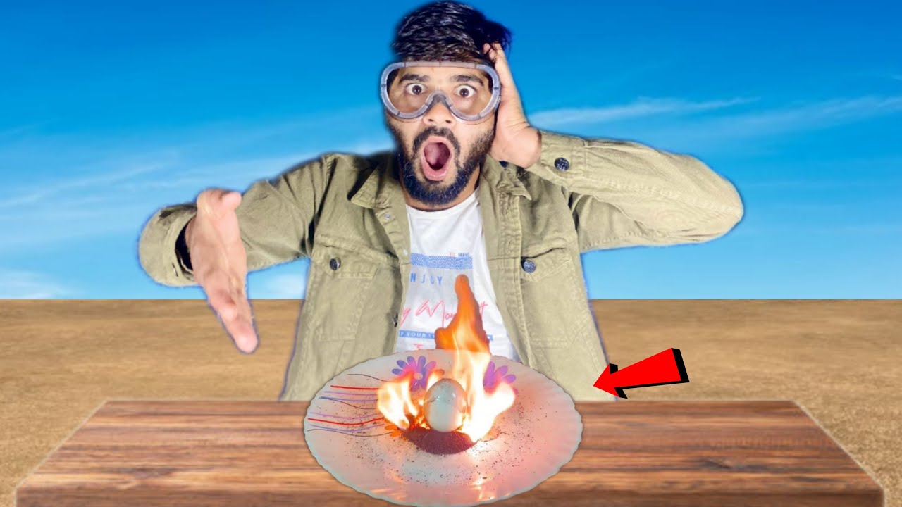 Egg vs Potassium Permanganate Crazy Experiment 😱 | क्या अंडा इस केमिकल को झेल पाएगा 