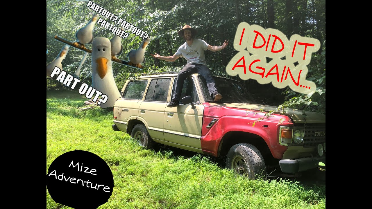 |WILL IT RUN?| Buying a Parts 1981 Fj60 To Fix My Daily Driver| Landcruiser Found In VA Mountains|