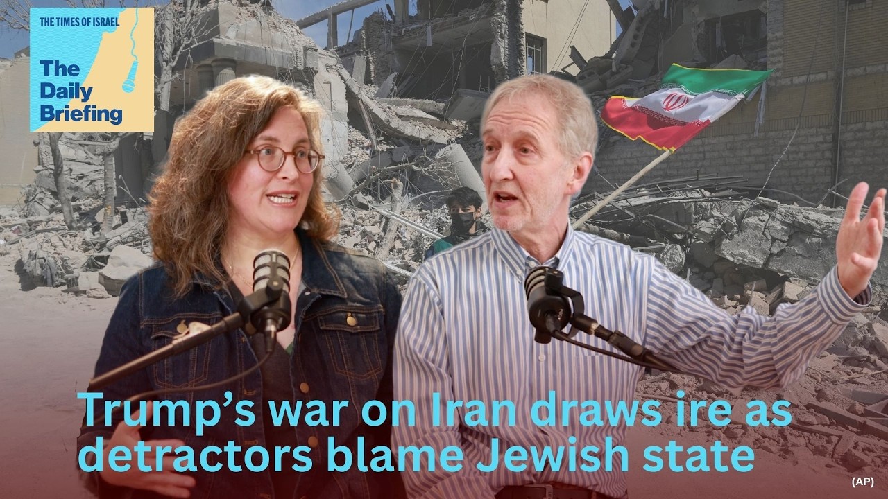 Trump’s war on Iran draws ire as detractors blame Jewish state