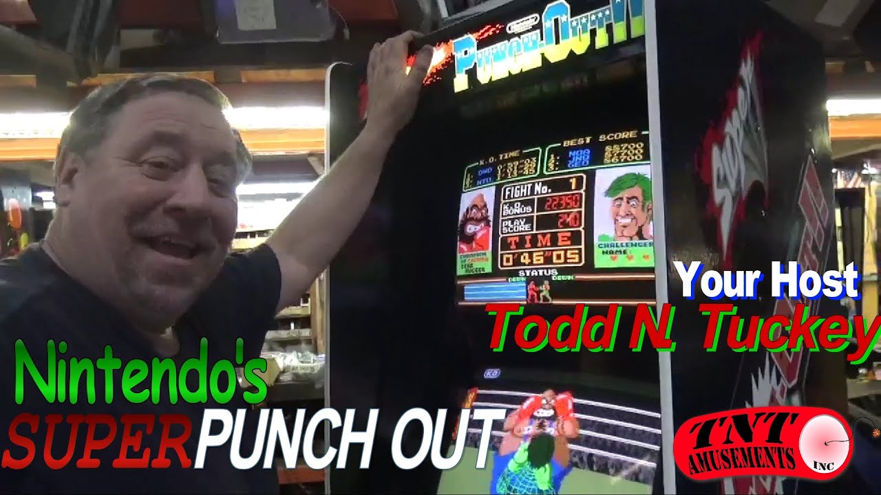 #862 Nintendo SUPER PUNCH OUT Arcade Video Game! See original KIT & Box! TNT Amusements