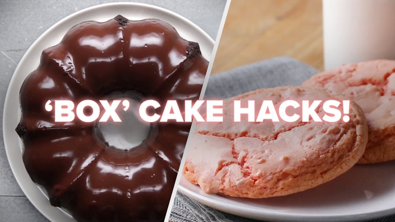 Dessert 'Box' Cake Hacks! • Tasty Recipes