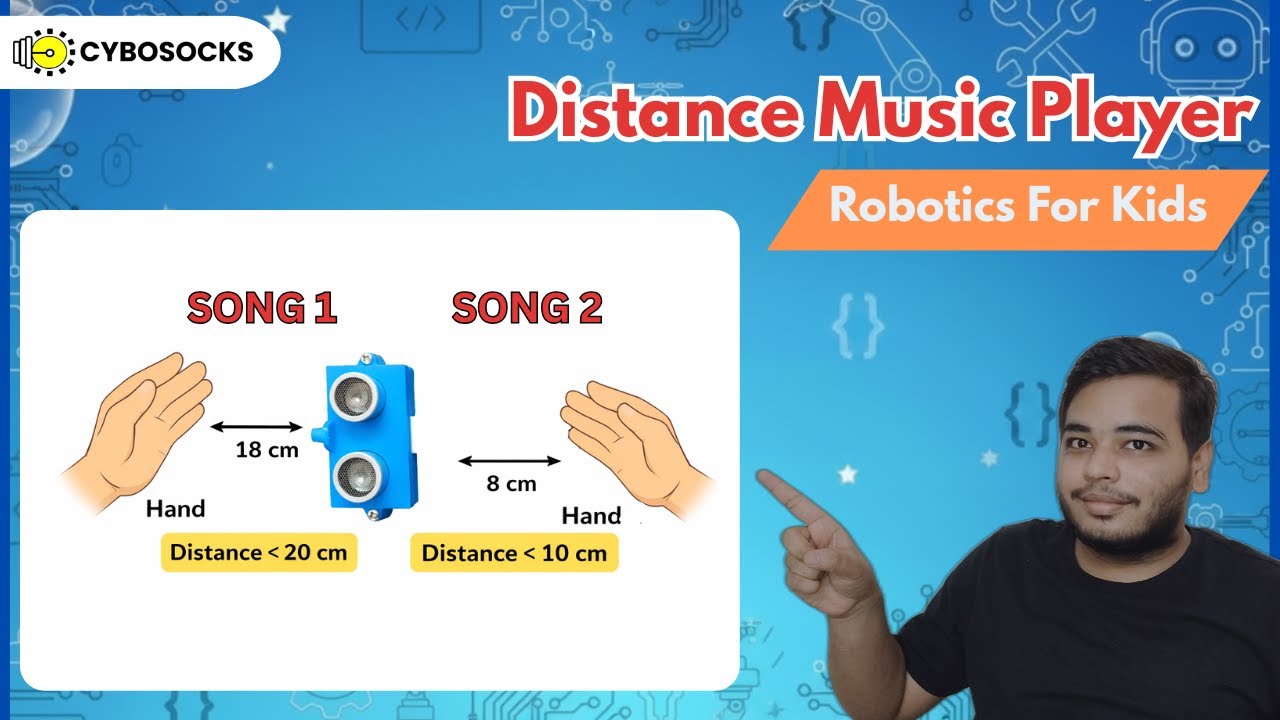 Distance Controlled Song Player Using Ultrasonic Sensor | Robotics Project | Robotics For Kids