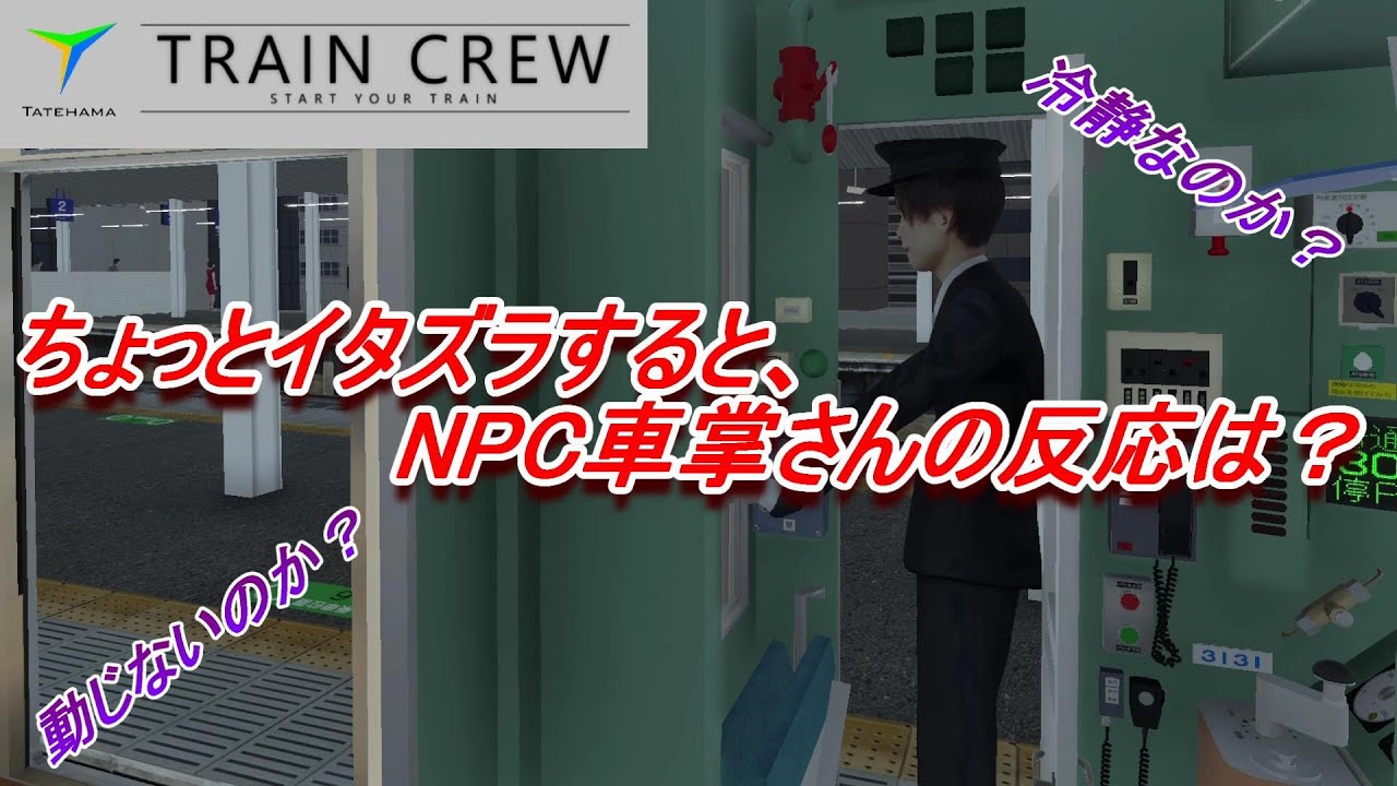 NPC車掌さん、困らせてごめんなさい。【TRAIN CREW】