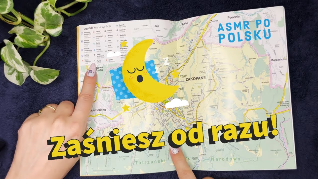 ASMR PO POLSKU Czytam Ci szeptem do snu informator z Zakopanego | szept, przewracanie kartek