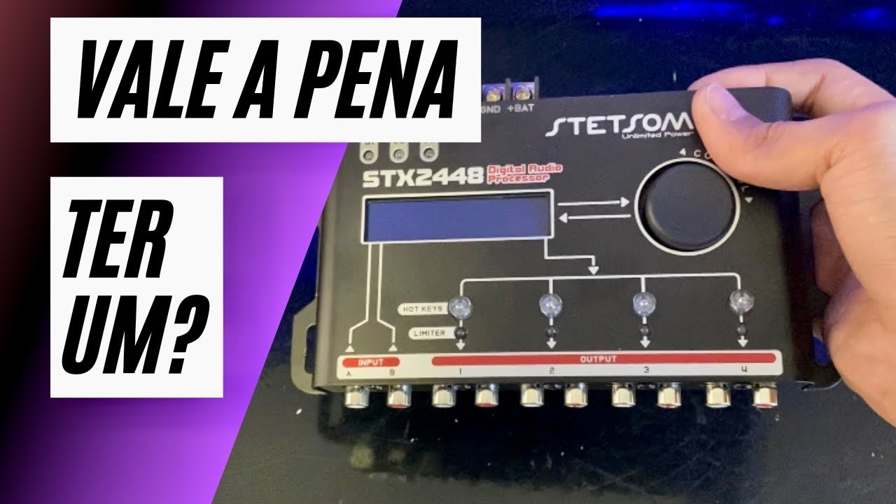 VALE A PENA TER UM PROCESSADOR DA STETSOM STX2448 NO SEU SOM?