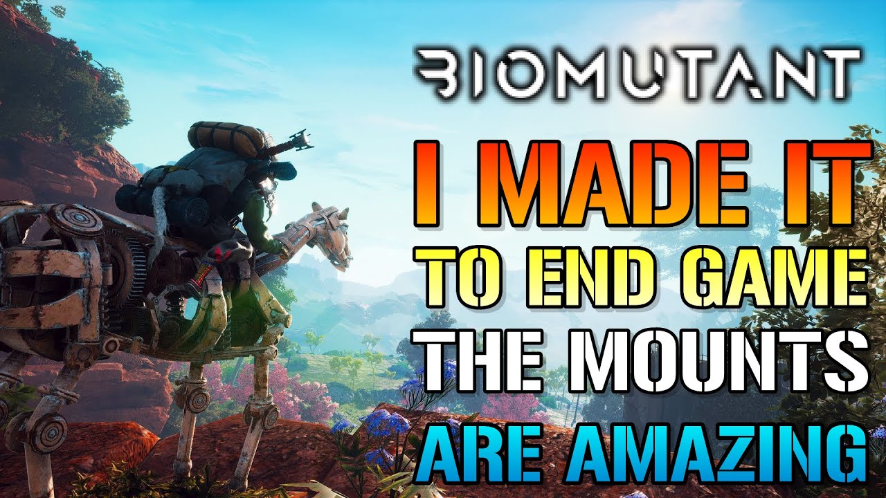 I Made It To End Game! In Biomutant & The MOUNTS Are AMAZING! | Biomutant Mounts (Spoiler Free)
